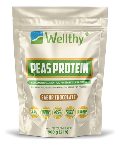[WEL17PSCH900] Wellthy Peas Protein Chocolate 900g