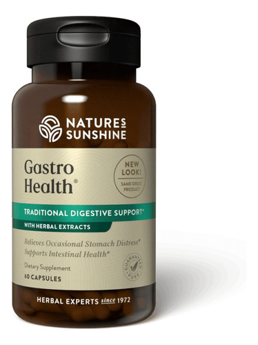 [NSUNGAHE60] Natures Sunshine Gastro health 60caps