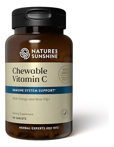 [NSUNCHVITC90] Natures Sunshine Chewable Vitamin C 90tabs