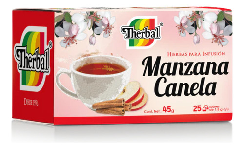 [THERMACA25] Therbal Manzana canela 25sobres