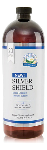 [NSUNSILSHAS946] Natures Sunshine Silver Shield w/ Aqua Sol 946ml