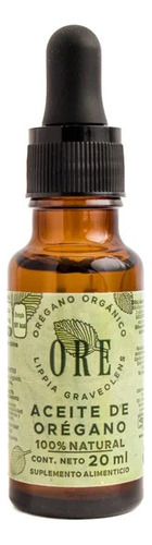 [OREACORE20] ORE Aceite de Oregano 20ml (Gotero Vidrio)