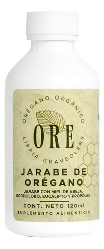 [OREJAORE120] ORE Jarabe de Oregano 120ml