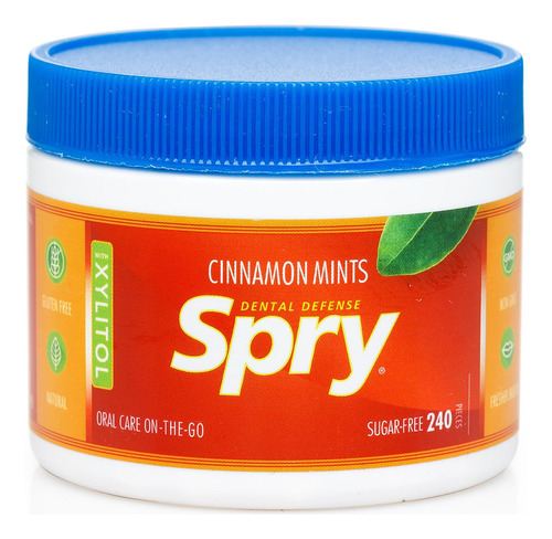 [SPRDDCIMI240] Spry Dental Defense Cinnamon Mints 240pc