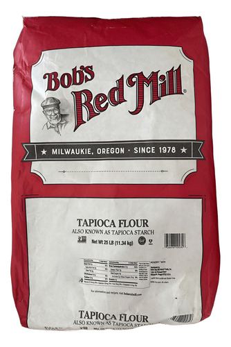 [BRMTAPFL11340] Bobs Red Mill Tapioca flour 11.34kg