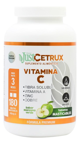 [JUSTCETC180] Just Cetrux Vitaminas C 180tabs