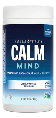 [NATVCAMIUNP168] Natural Vitality Calm Mind unflavored Powder 168g