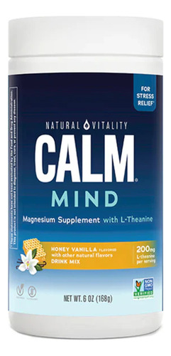 [NATVCAHVP168] Natural Vitality Calm Honey Vanilla Powder 168g