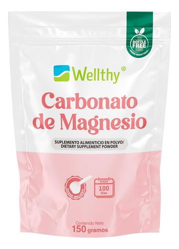 [WELCARMAG150] Wellthy Carbonato de Magnesio 150g