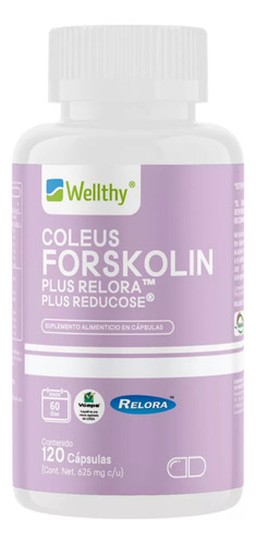 [WELFORERE120] Wellthy Forskolin + Relora + Reducose 120caps