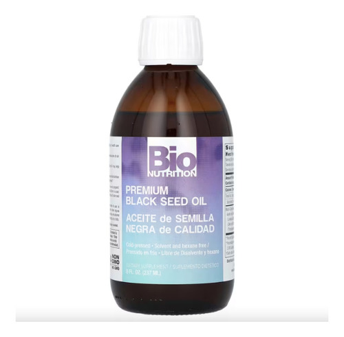 [BINUTPRBLSEOI237] Bio Nutrition Premium Black Seed Oil 237ml
