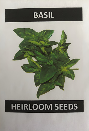 [HSBAS100] Heirloom seeds Basil 100seeds
