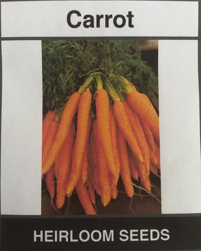 [HSCAR600] Heirloom seeds Carrot 600seeds