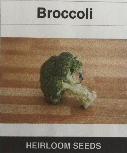 [HSBRC200] Heirloom seeds Broccoli 200seds