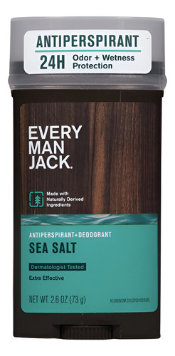 [EMJDEOSS73] Every Man Jack Deodorant Sea salt 73g