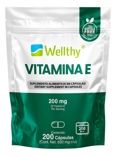 [WELLVITE200] Wellthy Vitamina E 200caps