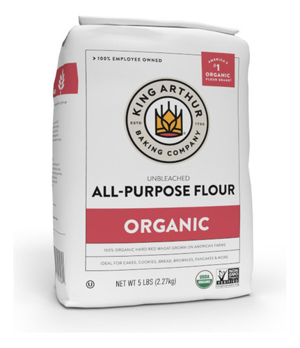 [KAOAPF2270] King Arthur Organic all purpose Flour 2.27kgs