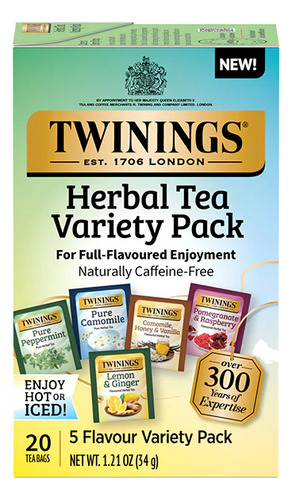 [TWHTVP20] Twinings Herbal Tea Variety pack 20s