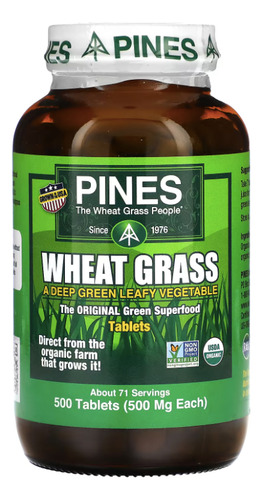 [PWGO500] Pines Wheat grass organic 500tabs