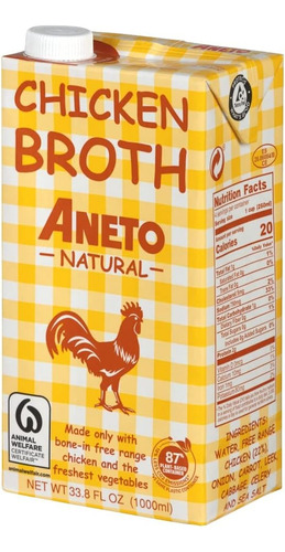 [ANCHB1000] Aneto Chicken broth 1ltr
