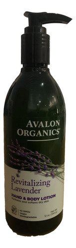 [AVORHBLL340] Avalon Organics Hand body lotion lavender 340g