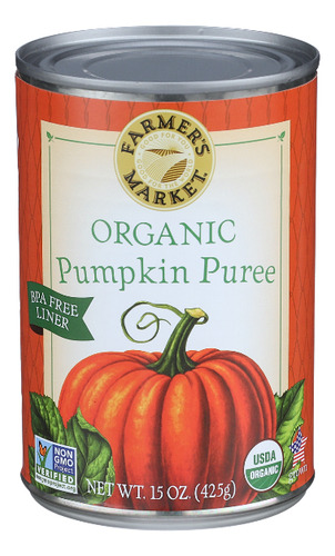 [FMOPP425] Farmers Market Organic Pumpkin Puree 425g