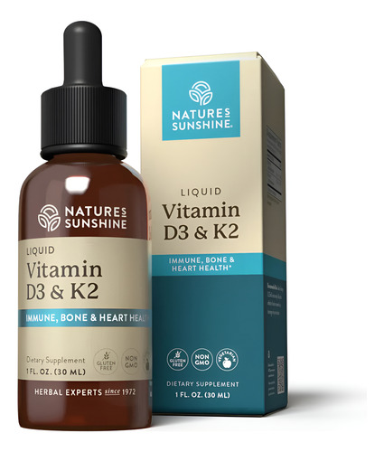 [NSVD3K230] Natures Sunshine Vitamin D3 & K2 30ml