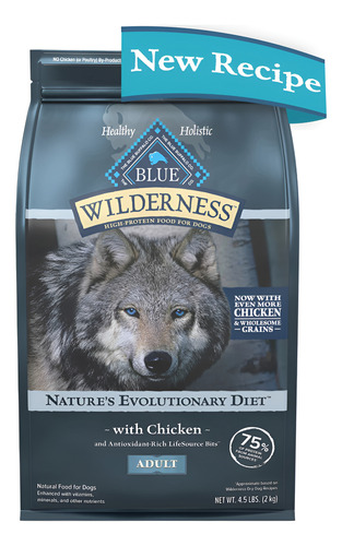 [BBWADFCH2000] Blue Buffalo Wilderness Adult Dog food chicken 2kgs